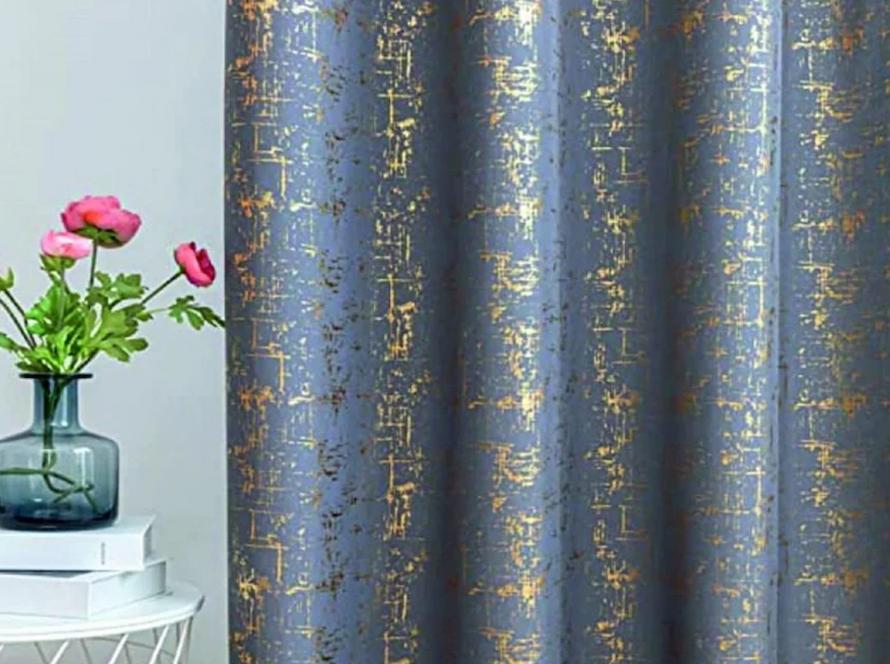Gold Foil Curtain